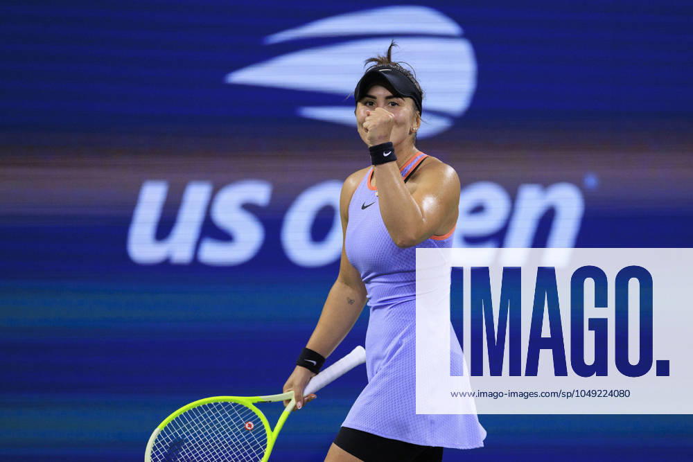 Bianca Andreescu during Day 2 of her match against Jasmine Paolini in the 2024 US Open held at the USTA Billie Jean King National Tennis Center on MondayAugust 26, 2024 in the Flushing neighborhood of the Queens borough of New York City. JAVIER ROJAS PI Flushing Meadows USA - ZUMAp124 20240827_zaa_p124_104