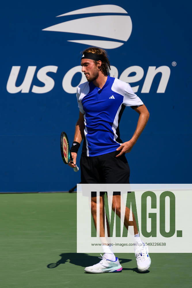 2024 US Open Tennis Championships at the USTA Billie Jean King National Tennis Centre Featuring: Stefanos Tsitsipas Where: Queens, New York, United States When: 27 Aug 2024 Credit: David Lobel INSTARimages . NOT FOR USE BY NEWSPAPERS BASED IN THE UK.