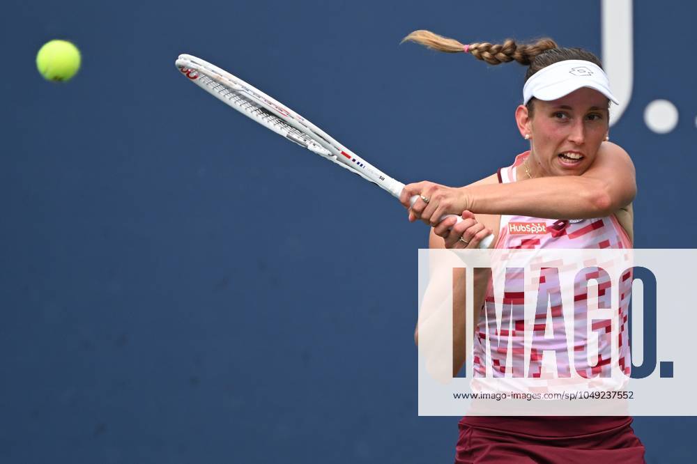 Elise Mertens of Belgium plays against Aija Tomljanovic of Australia during the Women s Single s round two of the U.S. Open tennis tournament at USTA Billie Jean King National Tennis Center, New York, NY, August 28, 2024. (Photo by Anthony Behar Sipa USA) ANTHONYxBEHAR x0757553137stx