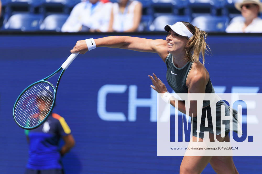 Paula Badosa during her match against Taylor Townsend on Day 3 of the 2024 US Open held at the USTA Billie Jean King National Tennis Center on Wednesday August 28, 2024 in the Flushing neighborhood of the Queens borough of New York City. JAVIER ROJAS PI Flushing Meadows USA - ZUMAp124 20240828_zaa_p124_007