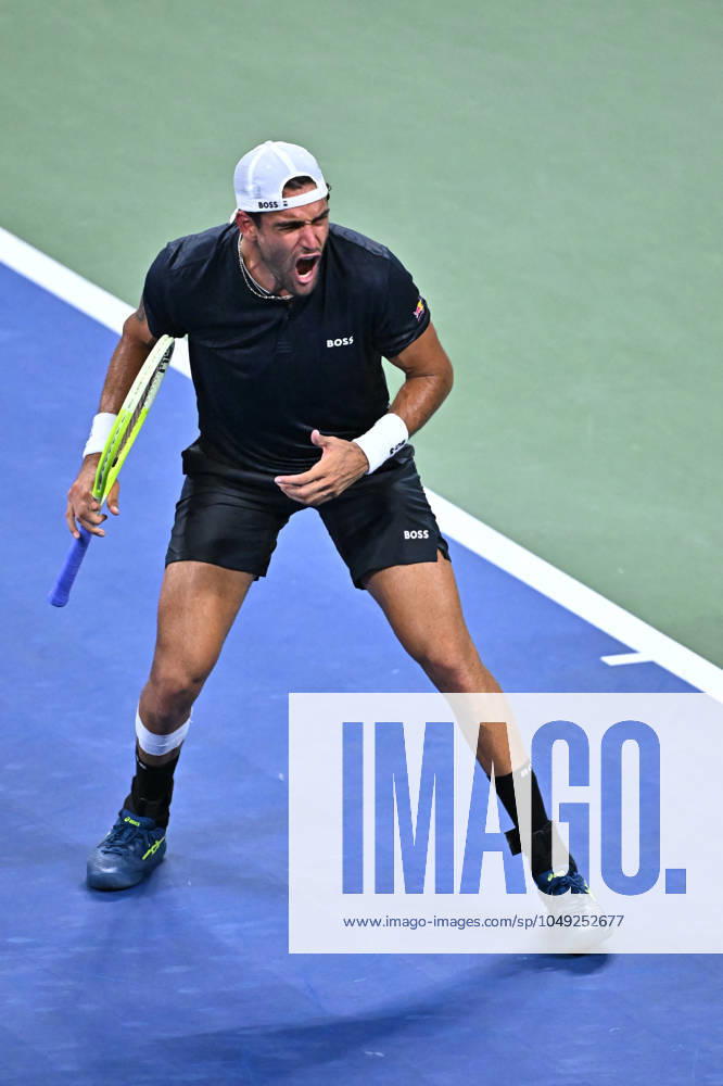 US Open - Second Round Matteo Berrettini (ITA) during his second match at the 2024 US Open at Billie Jean National Tennis Center in New York City, NY, USA, on August 28, 2024. Photo by Corinne Dubreuil ABACAPRESS.COM New York City NY United States