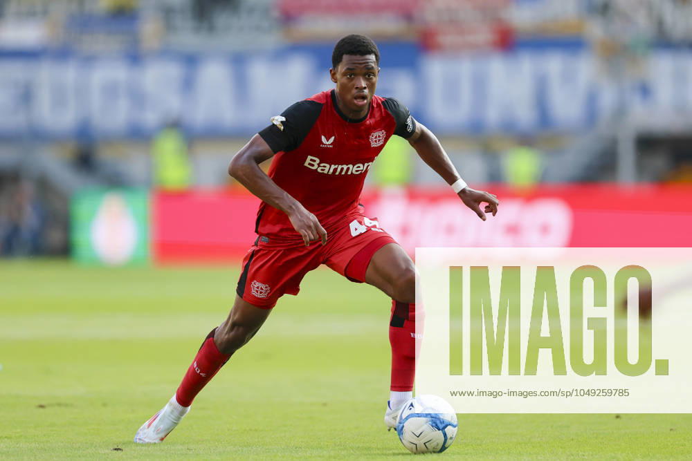 Jeanuel Belocian Bayer 04 Leverkusen controls the ball, DFB Pokal First Round, FC Carl Zeiss Jena vs Bayer 04 Leverkusen, ad hoc Arena im Ernst Abbe Sportfeld, August 28, 2024 in Jena, Germany Photo by Marco Steinbrenner DeFodi Images Jeanuel Belocian Bayer 04 Leverkusen controls the ball, DFB Pokal First Round, FC Carl Zeiss Jena vs Bayer 04 Leverkusen, ad hoc Arena im Ernst Abbe Sportfeld, August 28, 2024 in Jena, Germany Photo by Marco Steinbrenner DeFodi Images DFB DFL REGULATIONS PROHIBIT ANY USE OF PHOTOGRAPHS AS IMAGE SEQUENCES AND OR QUASI VIDEO Defodi 700 jena lev 20240828 166 Defodi-700 DFB DFL REGULATIONS PROHIBIT ANY USE OF PHOTOGRAPHS AS IMAGE SEQUENCES AND OR QUASI-VIDEO.