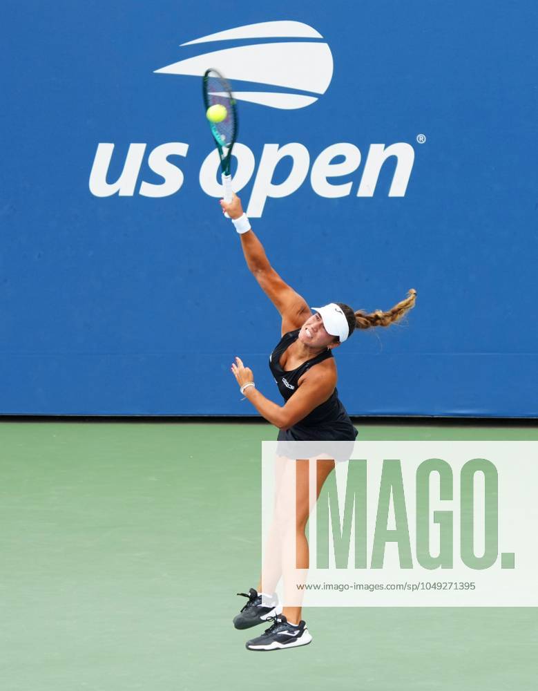 Katie Boulter leaves court 5 after her second round defeat US Open Championships 2024, Day Four, Flushing Meadows, New York, USA - 29 Aug 2024