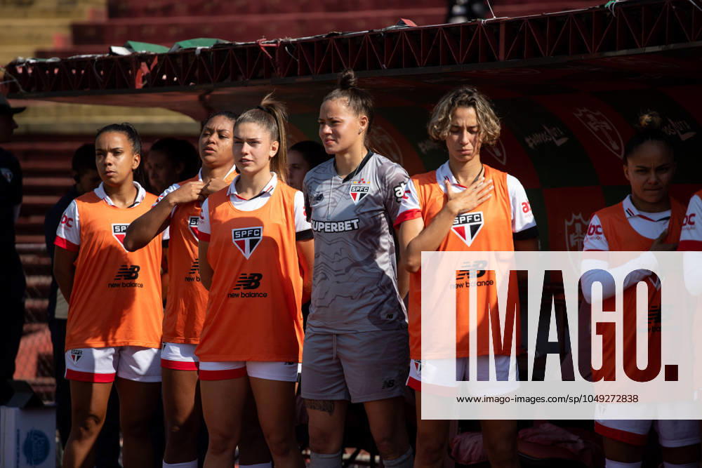 São Paulo x Grêmio Feminino SÃO PAULO, SP - 29.08.2024: SÃO PAULO X GRÊMIO FEMININO - São Paulo reserves during the match between São Paulo and Grêmio, valid for the quarter-finals of the Brazilian Women& 39;s Football Championship and held on Thursday afternoon (29) at the Canindé Stadium in São Paulo, SP. (Photo: Rodilei Morais Fotoarena) x2602326x RodileixMorais