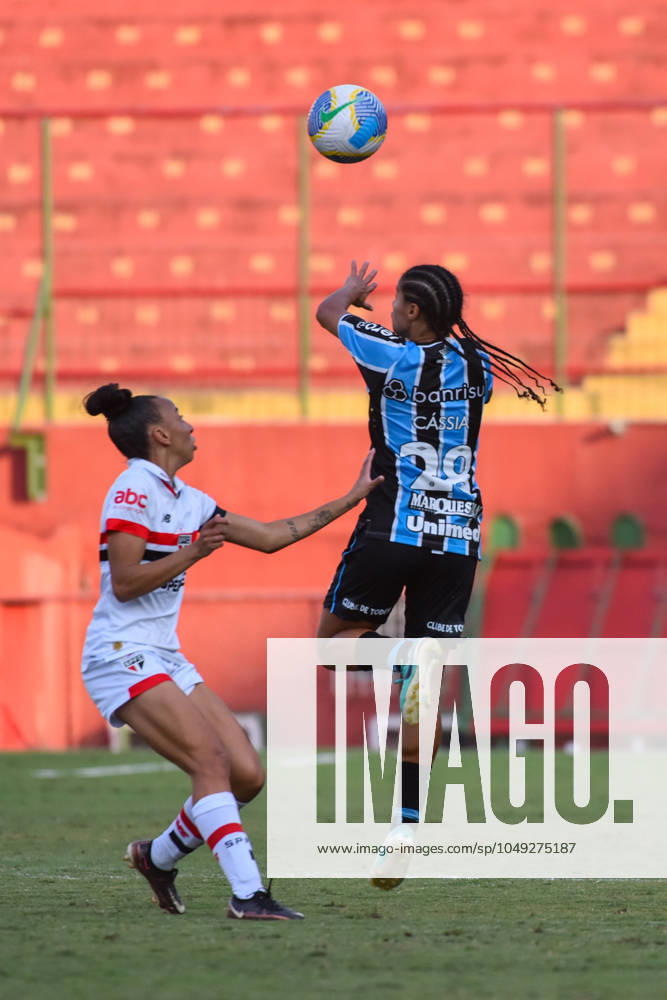 São Paulo x Grêmio Feminino SÃO PAULO, SP - 29.08.2024: SÃO PAULO X GRÊMIO FEMININO - Cássia (Grêmio) during the match between São Paulo x Grêmio, second game of the quarter-finals of the 2024 Brazilian Women& 39;s Championship, this Thursday, (29) at the Canindé stadium, SP. (Photo: Roberto Casimiro Fotoarena) x2602460x RobertoxCasimiro