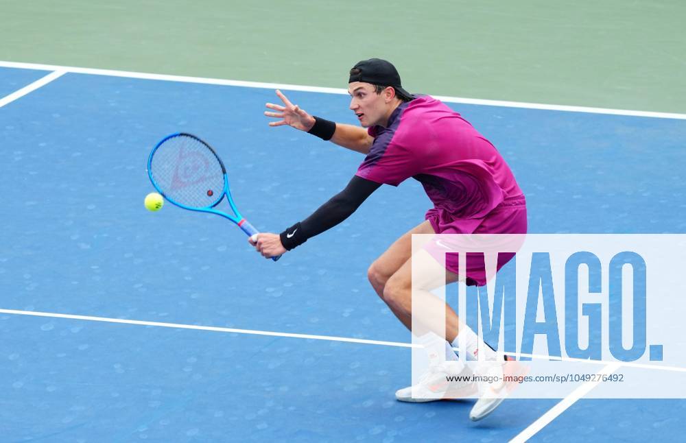 Jack Draper in second round action US Open Championships 2024, Day Four, Flushing Meadows, New York, USA - 29 Aug 2024