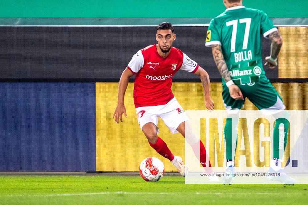 SOCCER - UEFA EL, Rapid vs Braga VIENNA,AUSTRIA,29.AUG.24 - SOCCER - UEFA Europa League, qualification, SK Rapid Wien vs Sporting Club de Braga. Image shows Gabri Martinez (Braga). GEPAxpictures xPhilippxBrem