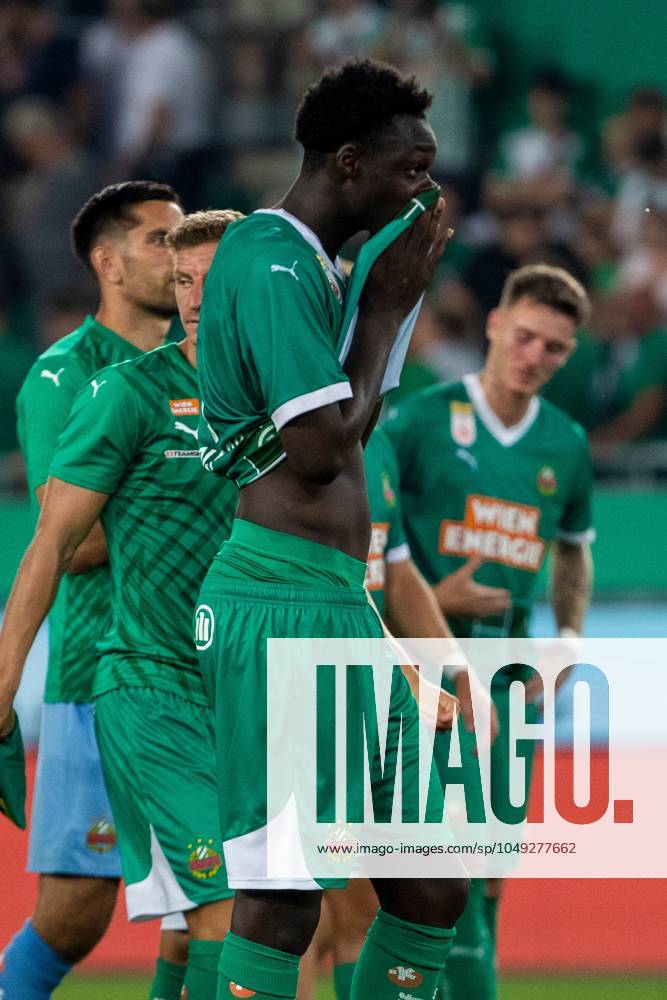 SOCCER - UEFA EL, Rapid vs Braga VIENNA,AUSTRIA,29.AUG.24 - SOCCER - UEFA Europa League, qualification, SK Rapid Wien vs Sporting Club de Braga. Image shows Serge-Philippe Raux-Yao (Rapid). GEPAxpictures xPhilippxBrem
