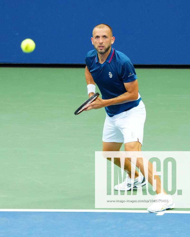 Dan Evans in second round action US Open Championships 2024, Day Four, Flushing Meadows, New York, USA - 29 Aug 2024