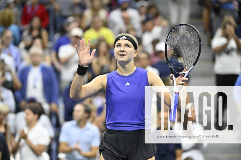 Tennis : Us Open 2024 - Karolina Muchova - Turquie Tennis :Us Open 2024 - Usa - 29 08 2024 ChrysleneCaillaud Panoramic