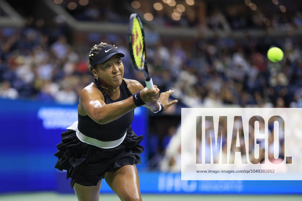 Naomi Osaka during Day 4 of her match against Karolina Muchova in the 2024 US Open held at the USTA Billie Jean King National Tennis Center on Thursday August 29, 2024 in the Flushing neighborhood of the Queens borough of New York City. JAVIER ROJAS PI Flushing Meadows USA - ZUMAp124 20240829_zaa_p124_135