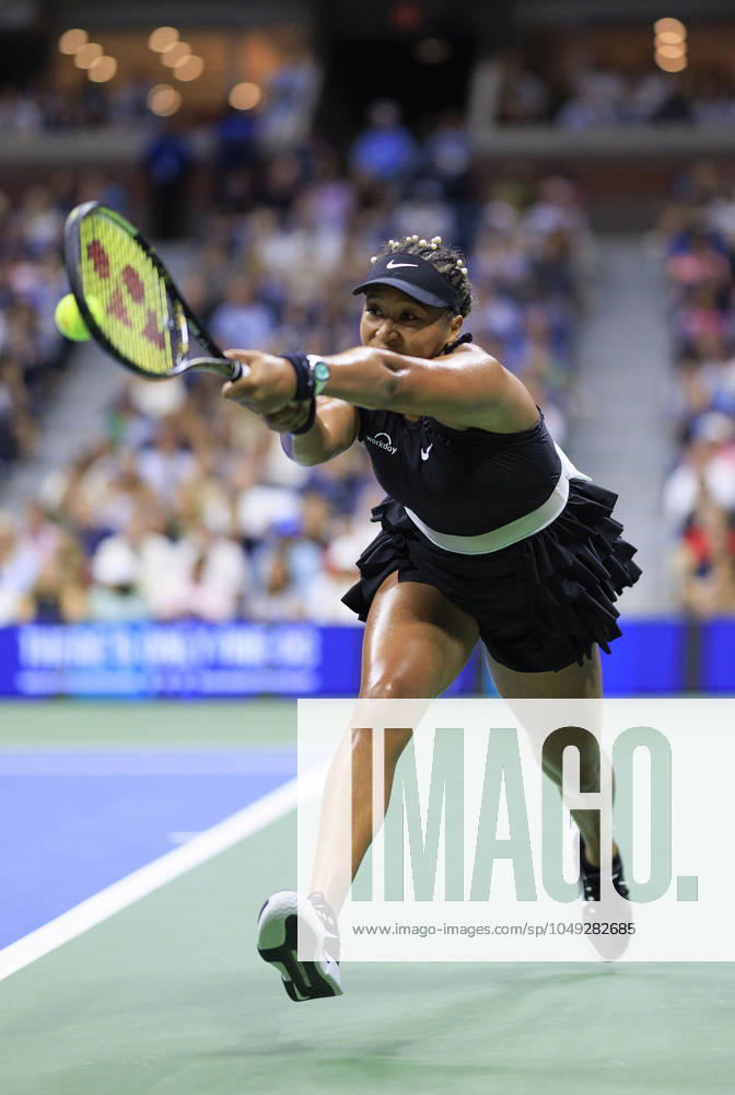 Naomi Osaka during Day 4 of her match against Karolina Muchova in the 2024 US Open held at the USTA Billie Jean King National Tennis Center on Thursday August 29, 2024 in the Flushing neighborhood of the Queens borough of New York City. JAVIER ROJAS PI Flushing Meadows USA - ZUMAp124 20240829_zaa_p124_146