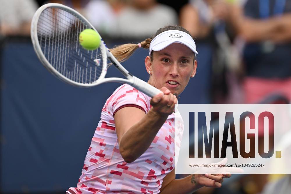 Elise Mertens of Belgium (pink) and Su-Wei Hsieh of Taipei play against Kristina Mladenovic of France and Shuai Zhang of China in the Women s Doubles: Round 1 at the 2024 U.S. Open tennis tournament at USTA Billie Jean King National Tennis Center, New York, NY, August 29, 2024. (Photo by Anthony Behar Sipa USA) ANTHONYxBEHAR x0757900268stx