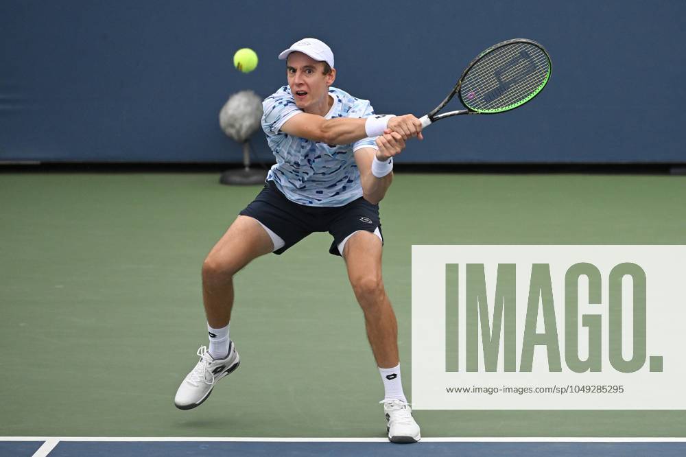 Joran Vliegen of Belgium, playing with doubles partner Sander Gille of Belgium of Belgium, compete against Miomir Kecmanovic of Serbia and Roman Safiullin of Russia in the Men s Doubles: Round 1 at the 2024 U.S. Open tennis tournament at USTA Billie Jean King National Tennis Center, New York, NY, August 29, 2024. (Photo by Anthony Behar Sipa USA) ANTHONYxBEHAR x0757900566stx