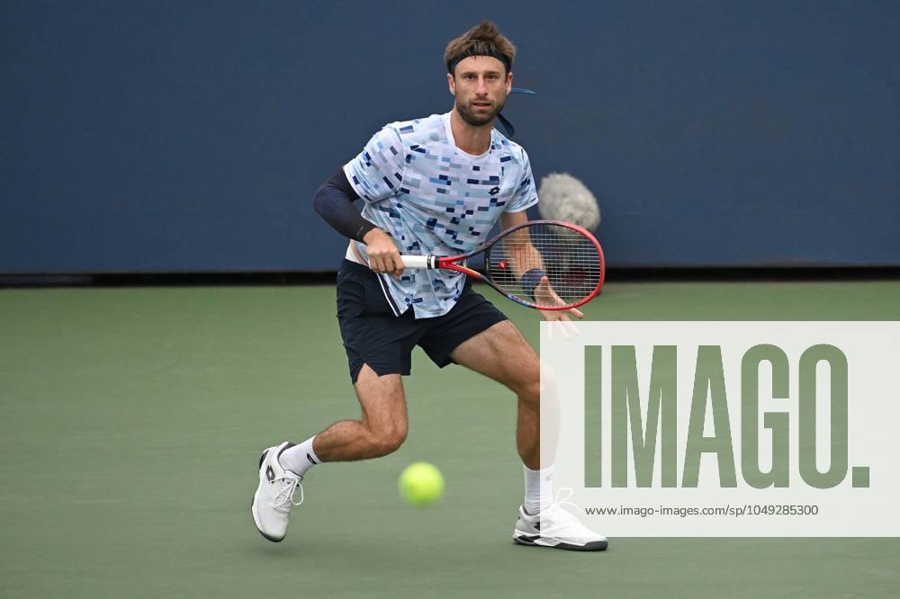 Sander Gille of Belgium, playing with doubles partner and Joran Vliegen of Belgium compete against Miomir Kecmanovic of Serbia and Roman Safiullin of Russia in the Men s Doubles: Round 1 at the 2024 U.S. Open tennis tournament at USTA Billie Jean King National Tennis Center, New York, NY, August 29, 2024. (Photo by Anthony Behar Sipa USA) ANTHONYxBEHAR x0757900571stx