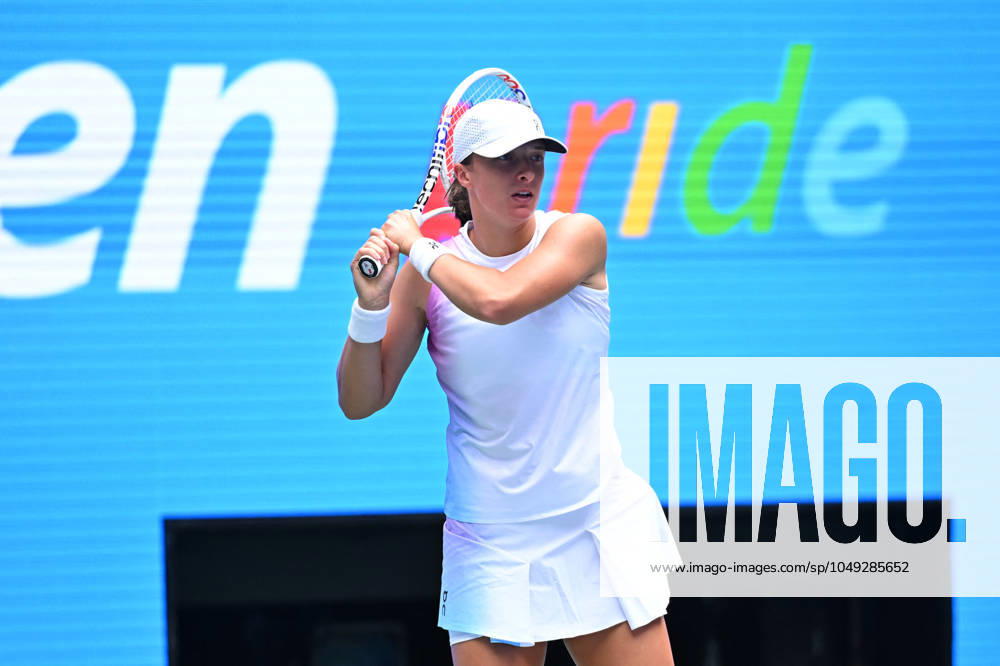 US Open - Second Round Iga Swiatek (POL) during her second round match at the 2024 US Open at Billie Jean National Tennis Center in New York City, NY, USA, on August 29, 2024. Photo by Corinne Dubreuil ABACAPRESS.COM New York City NY United States