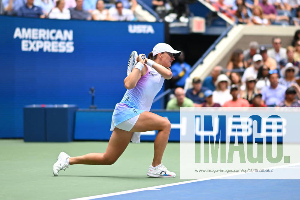 US Open - Second Round Iga Swiatek (POL) during her second round match at the 2024 US Open at Billie Jean National Tennis Center in New York City, NY, USA, on August 29, 2024. Photo by Corinne Dubreuil ABACAPRESS.COM New York City NY United States