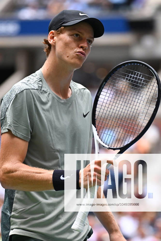 US Open - Second Round Jannik Sinner (ITA) during his second round match at the 2024 US Open at Billie Jean National Tennis Center in New York City, NY, USA, on August 29, 2024. Photo by Corinne Dubreuil ABACAPRESS.COM New York City NY United States