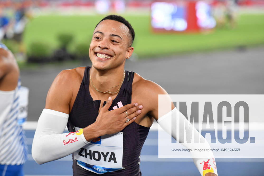 - Internazionali di Atletica - Golden Gala Pietro Mennea Sasha ZHOYA (FRA) competes in 110m Hurdles Men during the Diamond League Athletics 30th August 2024 at the Olimpic Stadium in Rome Rome Italy