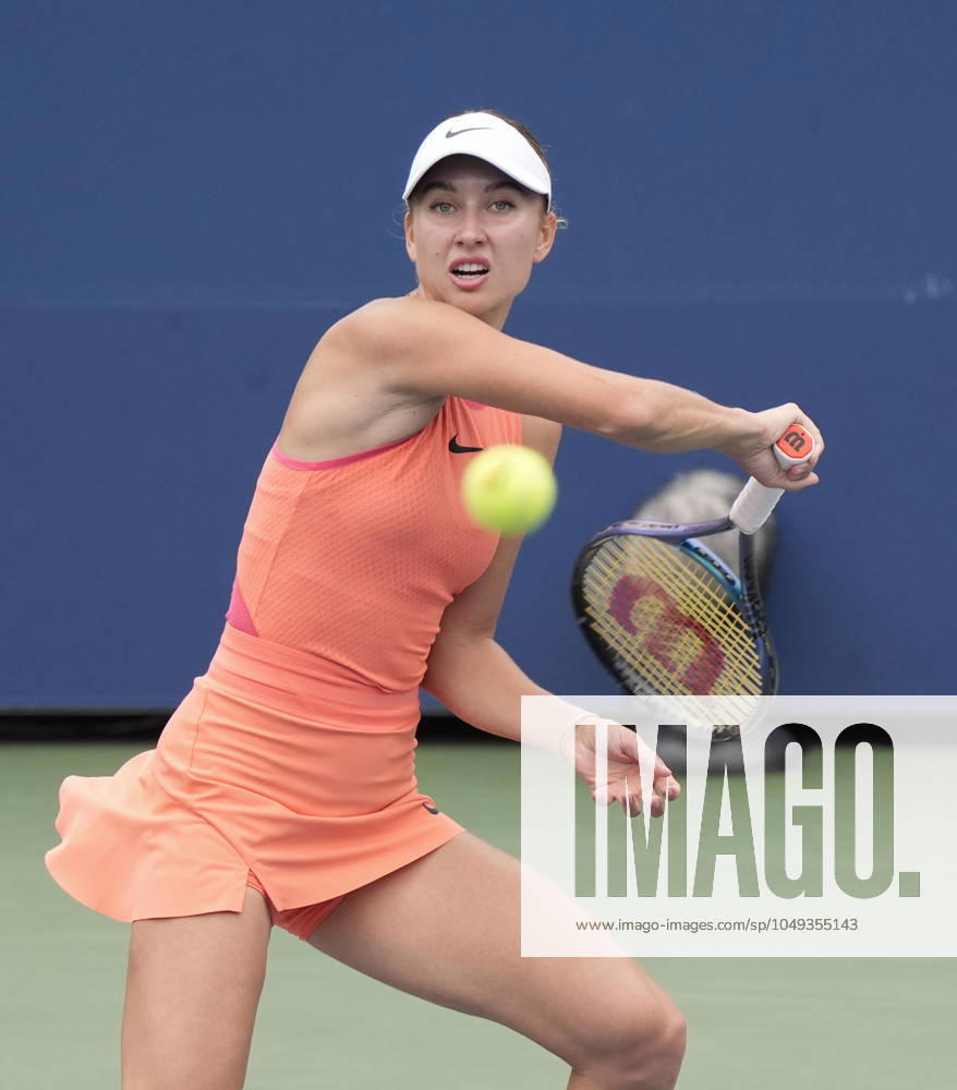 Anastasia Potapova loses to Karolina Muchova (CZE) 6-4, 6-2 at the US Open being played at Billie Jean King National Tennis Center in Flushing, Queens, NY, {USA} Ã‚ Cal Media Flushing, Queens USA - ZUMAc04_ 20240831_zma_c04_110