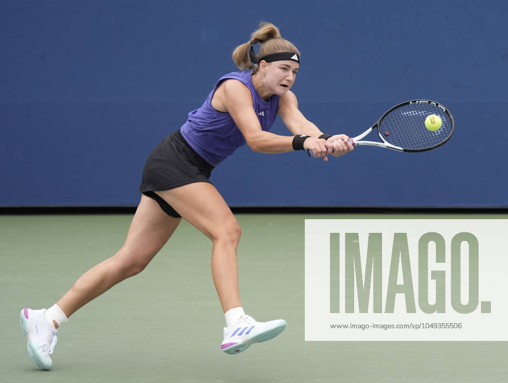 August 31,2024: Karolina Muchova (CZE) defeated Anastasia Potopova 6-4, 6-2, at the US Open being played at Billie Jean King National Tennis Center in Flushing, Queens, NY. Ã‚ CSM Flushing, Queens USA - ZUMAc04_ 20240831_zma_c04_102