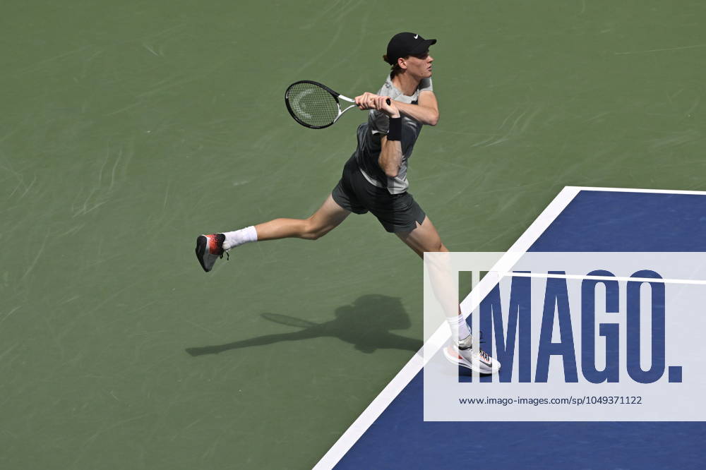 Tennis : Us Open 2024 - Jannik Sinner - Italie Tennis :Us Open 2024 - Usa - 31 08 2024 ChrysleneCaillaud Panoramic