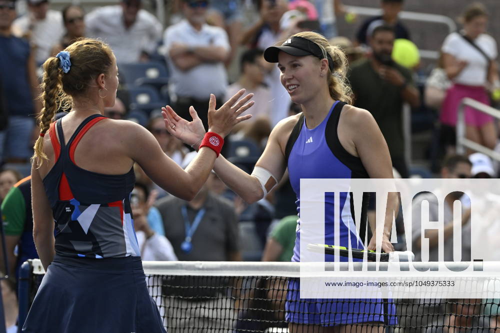 Tennis : Us Open 2024 - Caroline Wozniacki - Danemark Tennis :Us Open 2024 - Usa - 31 08 2024 ChrysleneCaillaud Panoramic