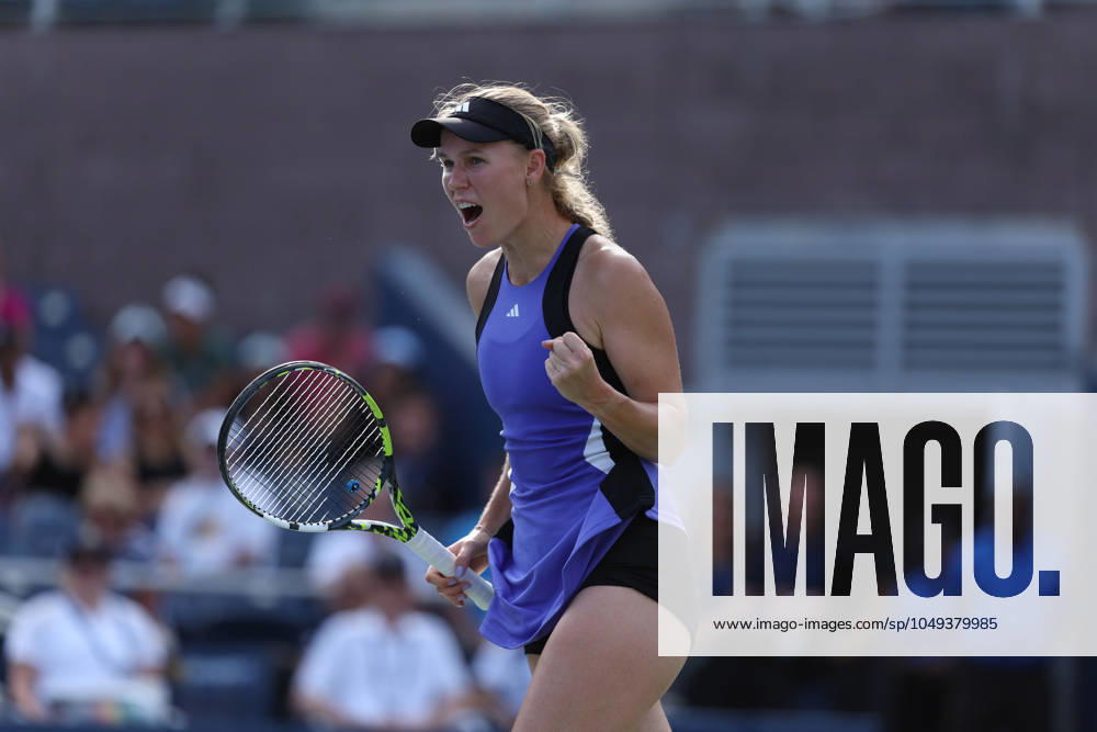 Caroline Wozniacki (Den) at the US Open 2024 TENNIS : US Open 2024 31 08 2024 AntoineCouvercelle Panoramic