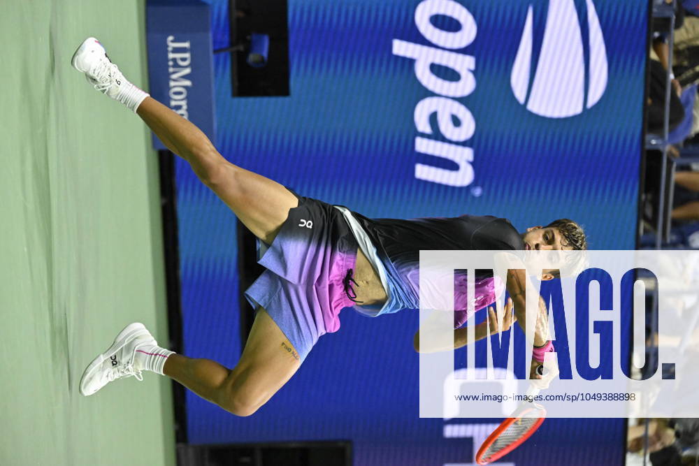 Tennis : Us Open 2024 - Flavio Cobolli - Italie Tennis :Us Open 2024 - Usa - 31 08 2024 ChrysleneCaillaud Panoramic