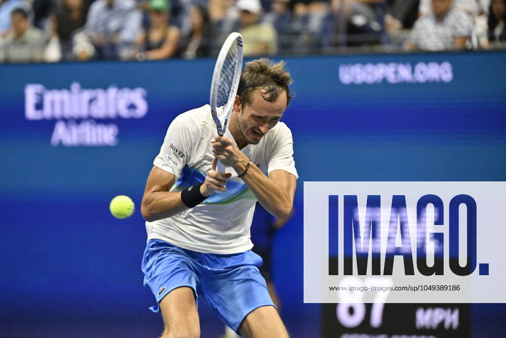 Tennis : Us Open 2024 - Daniil Medvedev - Russie Tennis :Us Open 2024 - Usa - 31 08 2024 ChrysleneCaillaud Panoramic