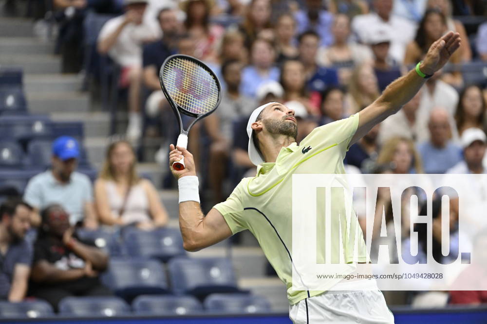 Tennis : Us Open 2024 - Grigor Dimitrov - Bulgarie Tennis :Us Open 2024 - Usa - 01 09 2024 ChrysleneCaillaud Panoramic