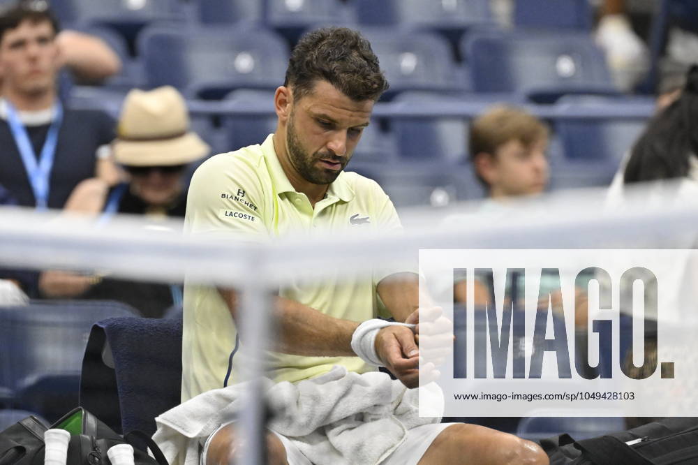 Tennis : Us Open 2024 - Grigor Dimitrov - Bulgarie Tennis :Us Open 2024 - Usa - 01 09 2024 ChrysleneCaillaud Panoramic