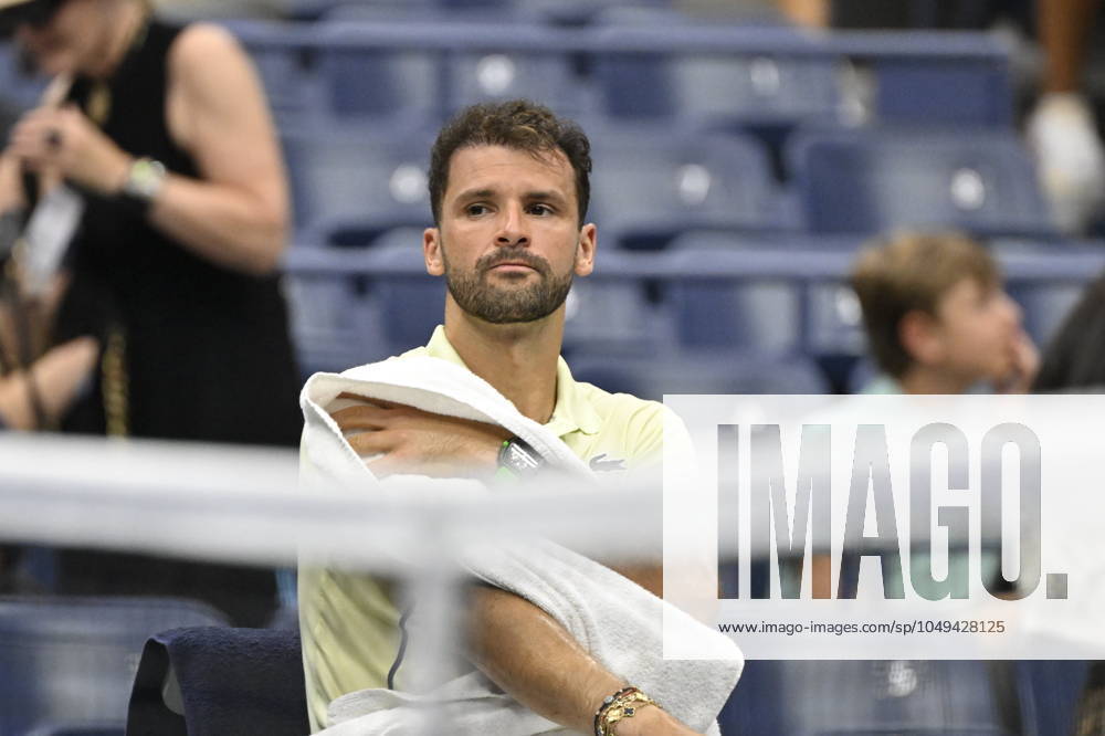 Tennis : Us Open 2024 - Grigor Dimitrov - Bulgarie Tennis :Us Open 2024 - Usa - 01 09 2024 ChrysleneCaillaud Panoramic