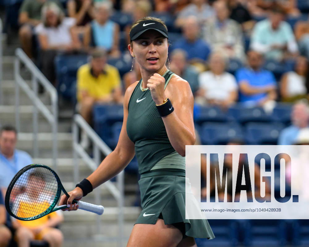 Paula Badosa (ESP) vs. Wafan Wang (CHN) during the 2024 US Open Tennis Championships at the USTA Billie Jean King National Tennis Center Featuring: Paula Badosa Where: Queens, New York, United States When: 01 Sep 2024 Credit: David Lobel INSTARimages . NOT FOR USE BY NEWSPAPERS BASED IN THE UK.