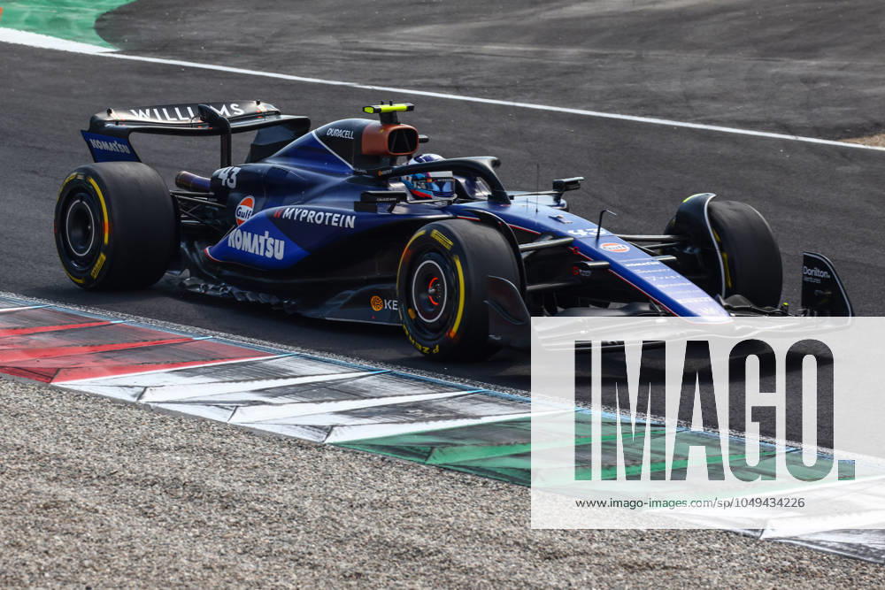 Franco Colapinto of Williams drives on the track during the Italian Formula One Grand Prix at Autodromo Nazionale Monza circuit, in Monza on September 1st, 2024. Monza Italy - ZUMAz156 20240901_zip_z156_066