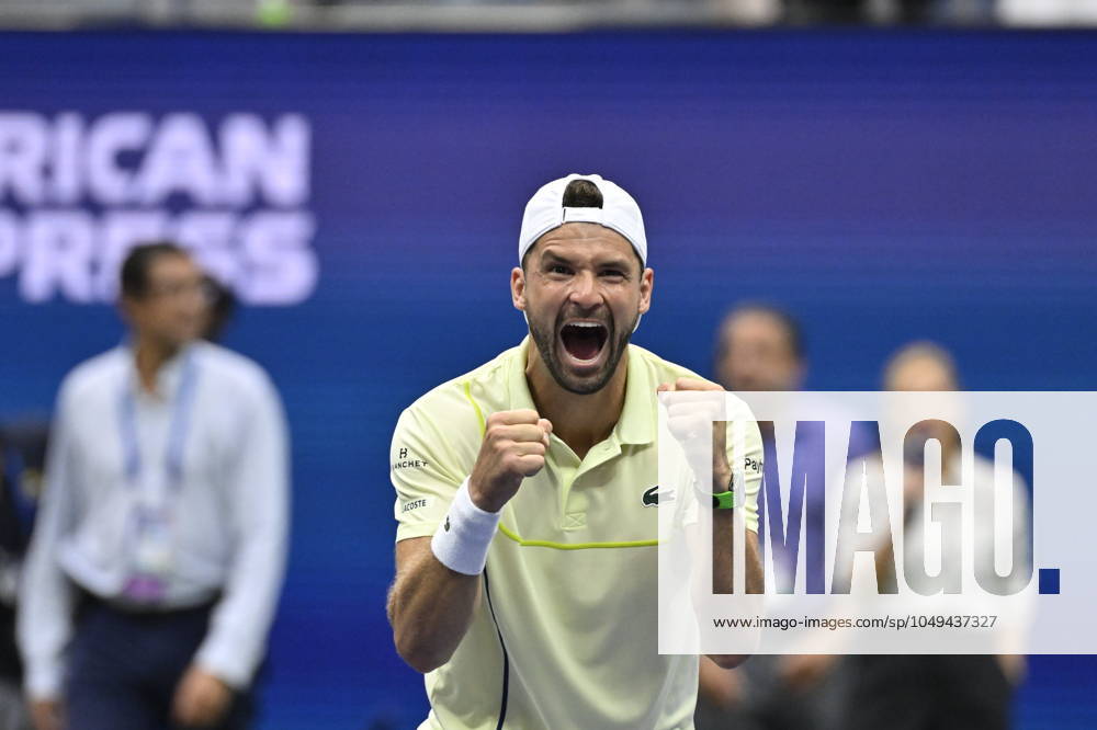Tennis : Us Open 2024 - Grigor Dimitrov - Bulgarie Tennis :Us Open 2024 - Usa - 01 09 2024 ChrysleneCaillaud Panoramic