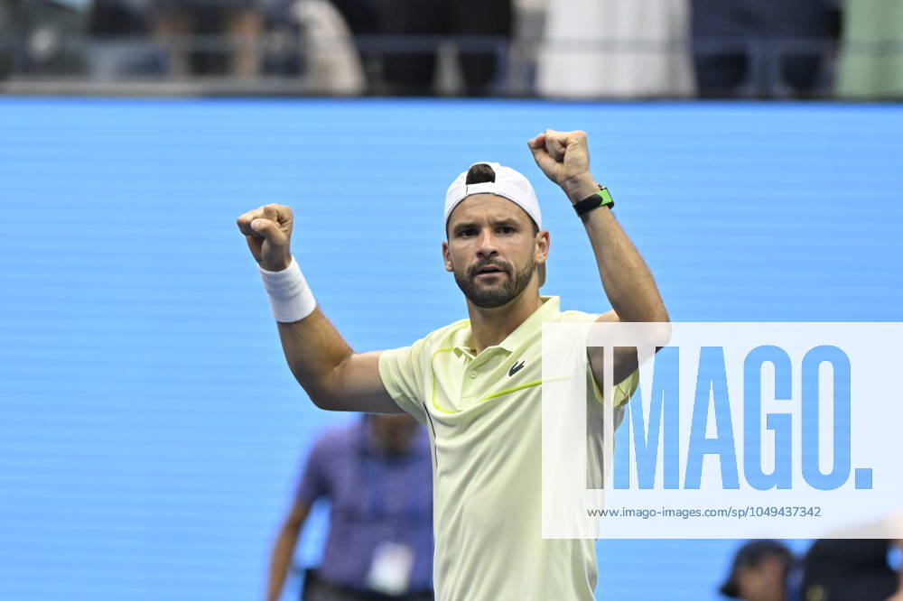 Tennis : Us Open 2024 - Grigor Dimitrov - Bulgarie Tennis :Us Open 2024 - Usa - 01 09 2024 ChrysleneCaillaud Panoramic