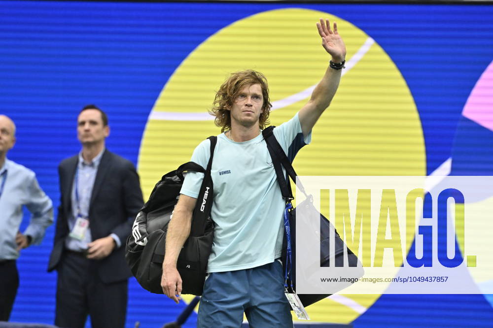 Tennis : Us Open 2024 - Rublev Andrey - Russie Tennis :Us Open 2024 - Usa - 01 09 2024 ChrysleneCaillaud Panoramic