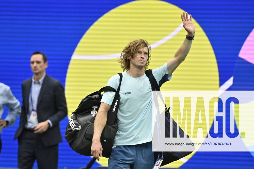 Tennis : Us Open 2024 - Rublev Andrey - Russie Tennis :Us Open 2024 - Usa - 01 09 2024 ChrysleneCaillaud Panoramic