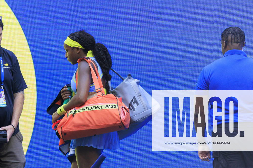 Emma Navarro during Day 7 of her match against Coco Gauff in the 2024 US Open held at the USTA Billie Jean King National Tennis Center on Sunday September 1, 2024 in the Flushing neighborhood of the Queens borough of New York City. JAVIER ROJAS PI Flushing Meadows USA - ZUMAp124 20240901_zaa_p124_058