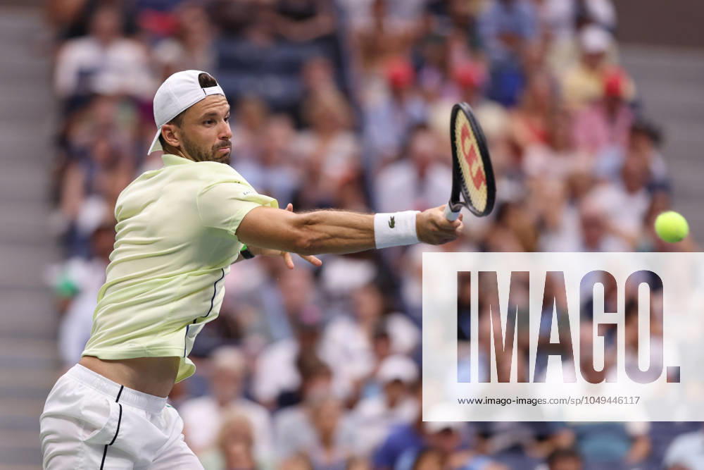 Grigor Dimitrov at the US Open 2024 TENNIS : US Open 2024 01 09 2024 AntoineCouvercelle Panoramic