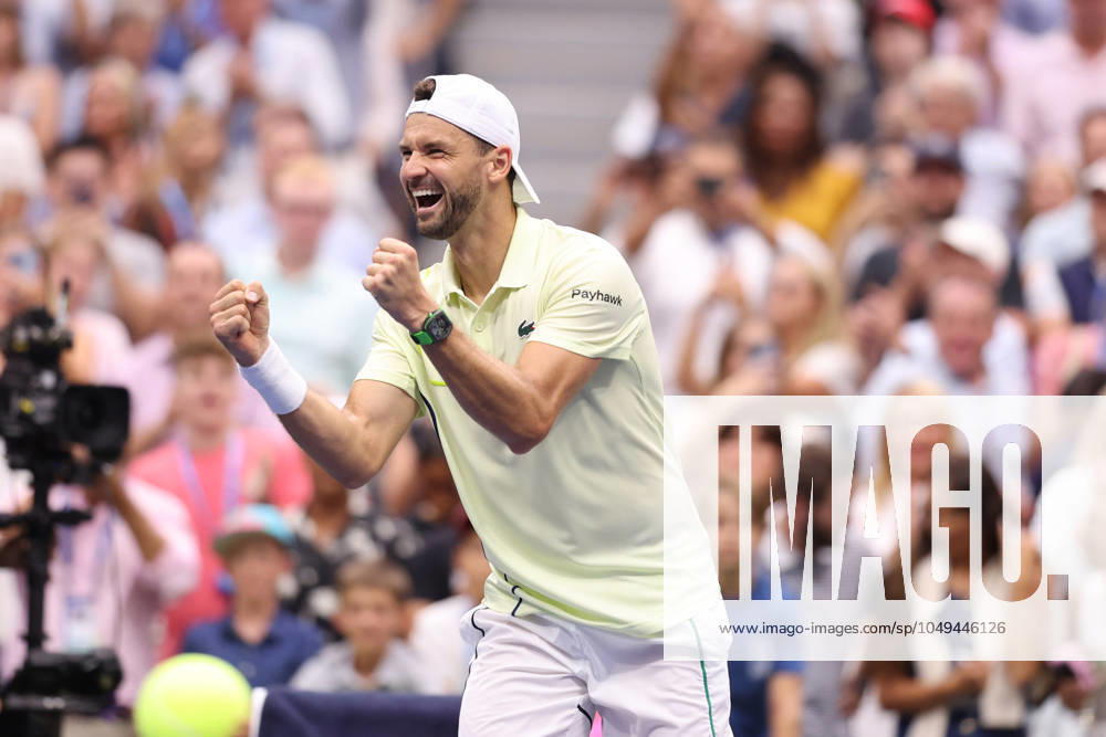 Grigor Dimitrov at the US Open 2024 TENNIS : US Open 2024 01 09 2024 AntoineCouvercelle Panoramic