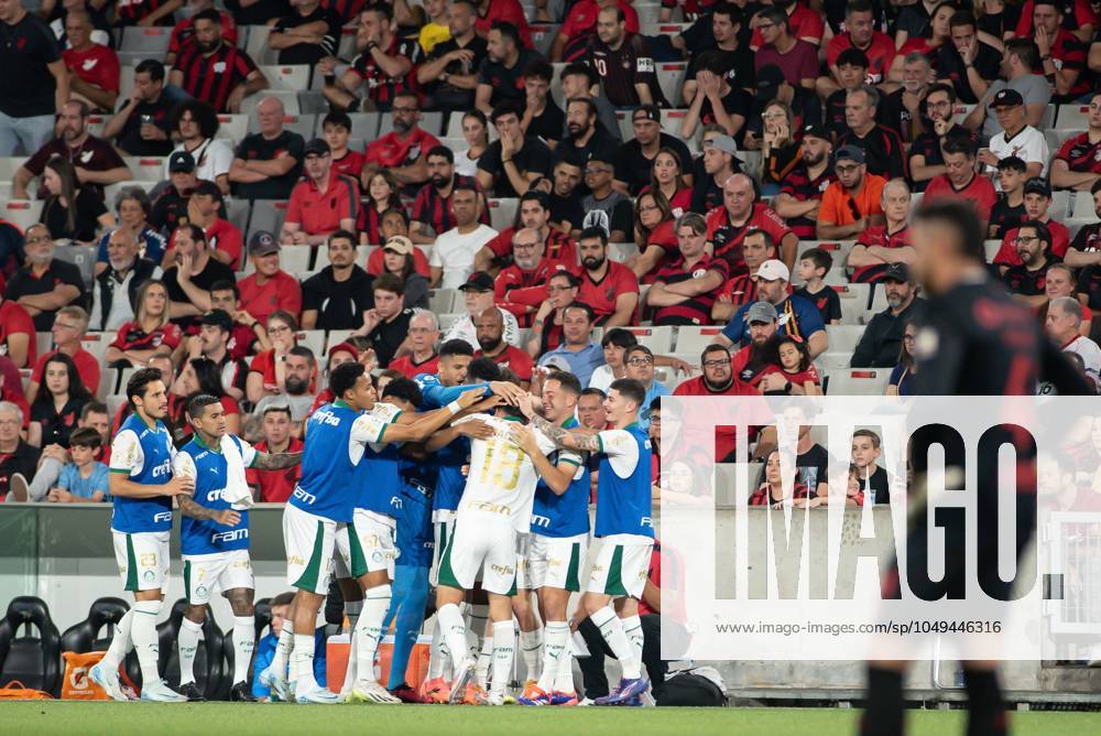 Athletico Paranaense x Palmeiras CURITIBA (PR), 09 01 2024 - Football Brazilian Championship - Athletico Paranaense x Palmeiras - Match between Athletico and Palmeiras, valid for round 25, held at the Ligga Arena, this Sunday (01). Parana Brasil