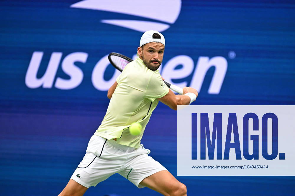 US Open - Fourth Round Grigor Dimitrov (BUL) during his fourth round match at the 2024 US Open at Billie Jean National Tennis Center in New York City, NY, USA, on September 1, 2024. Photo by Corinne Dubreuil ABACAPRESS.COM New York City NY United States