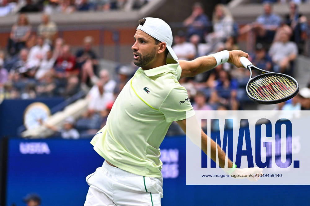 US Open - Fourth Round Grigor Dimitrov (BUL) during his fourth round match at the 2024 US Open at Billie Jean National Tennis Center in New York City, NY, USA, on September 1, 2024. Photo by Corinne Dubreuil ABACAPRESS.COM New York City NY United States
