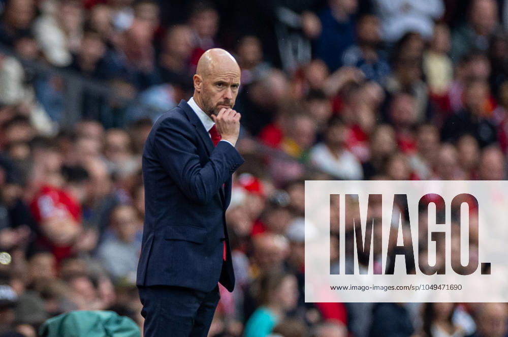Football - FA Premier League - Manchester United, ManU FC v Liverpool FC MANCHESTER, ENGLAND - Sunday, September 1, 2024: Manchester United s manager Erik ten Hag during the FA Premier League match between Manchester United FC and Liverpool FC at Old Trafford. Liverpool won 3-0. (Photo by David Rawcliffe Propaganda) MANCHESTER Old Trafford GREATER MANCHESTER ENGLAND