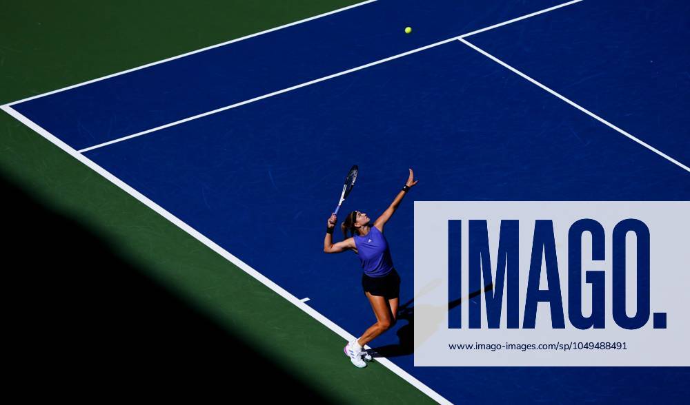 Karolina Muchova in fourth round action US Open Championships 2024, Day Eight, Flushing Meadows, New York, USA - 02 Sep 2024