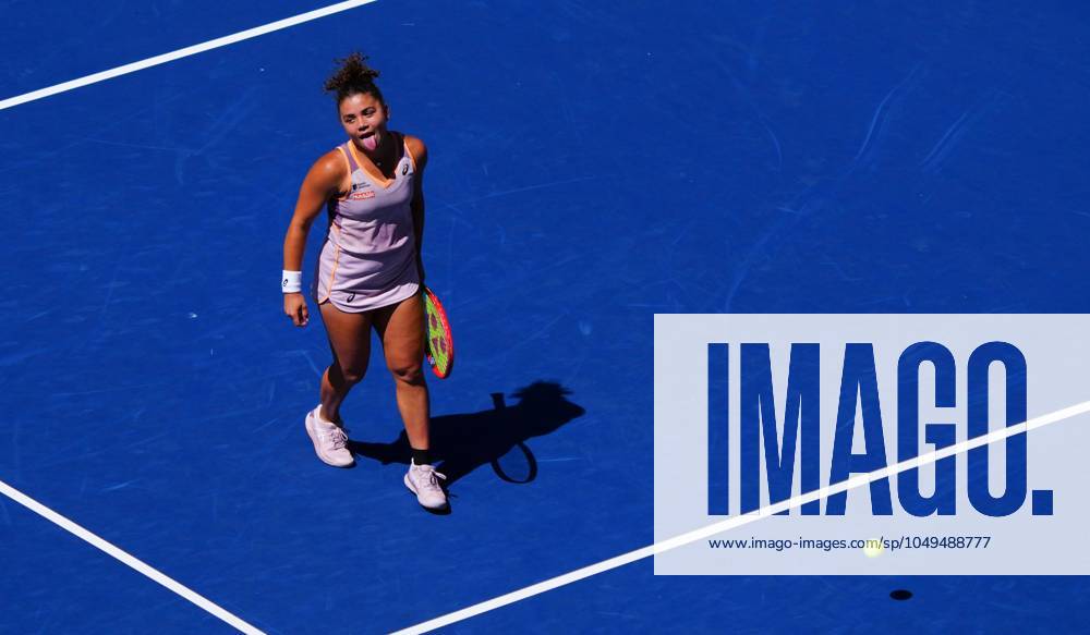 Jasmine Paolini reacts during her fourth round defeat US Open Championships 2024, Day Eight, Flushing Meadows, New York, USA - 02 Sep 2024
