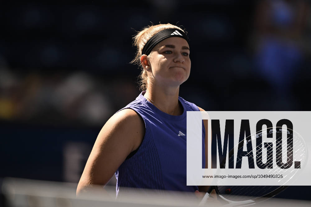 Czech tennis player Karolina Muchova advances to the quarterfinals of the US Open tennis tournament when she defeated Jasmine Paolini from Italy, in New York, USA, on September 1, 2024. (CTKxPhoto MartinxSidorjak) CTKPhotoF202409020033301 CTKPhotoF202409020033301