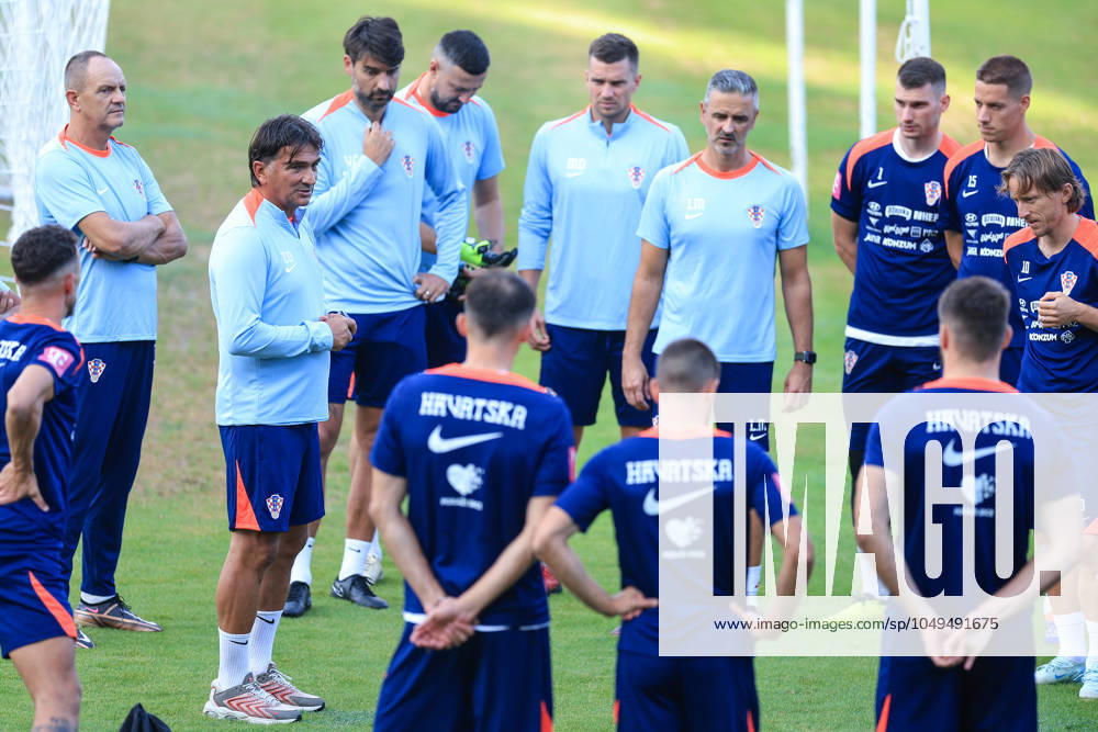 Fußball, Nationalteam Kroatien Training Croatia National Football Team: Training session Head Coach of Croatia Zlatko Dalic during training session of Croatia national football team at Hitrec Kacian Stadium in Zagreb, Croatia, on September 2, 2024. SlavkoxMidzor PIXSELL